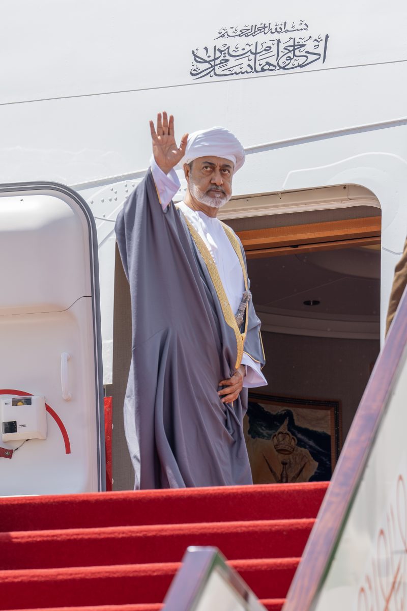 His Majesty the Sultan heads to the Hashemite Kingdom of Jordan