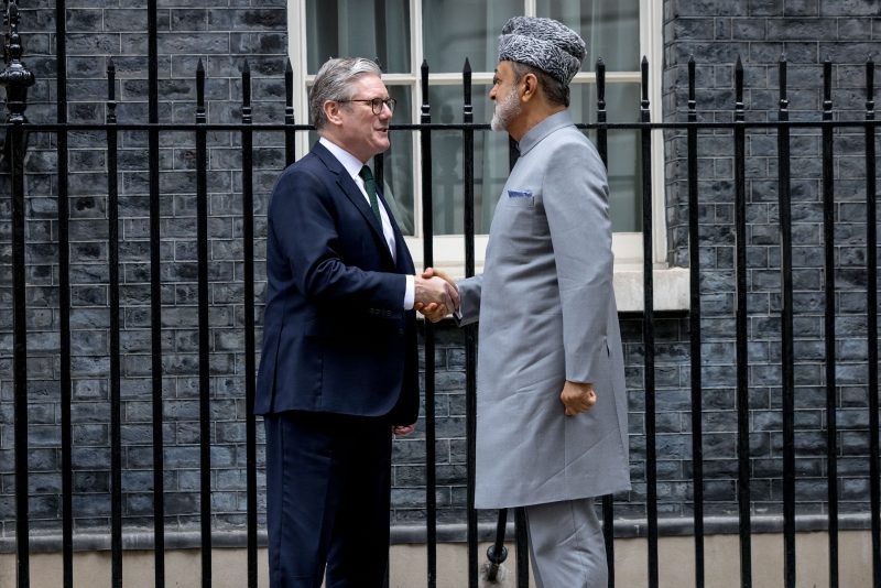 His Majesty Sultan Haitham bin Tarik Al Said met today with Keir Starmer, Prime Minister of the United Kingdom, at his office in London.