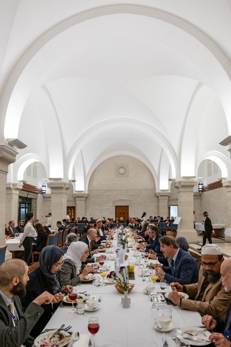 Dinner in Oman Hall of Oxford Centre for Islamic studies