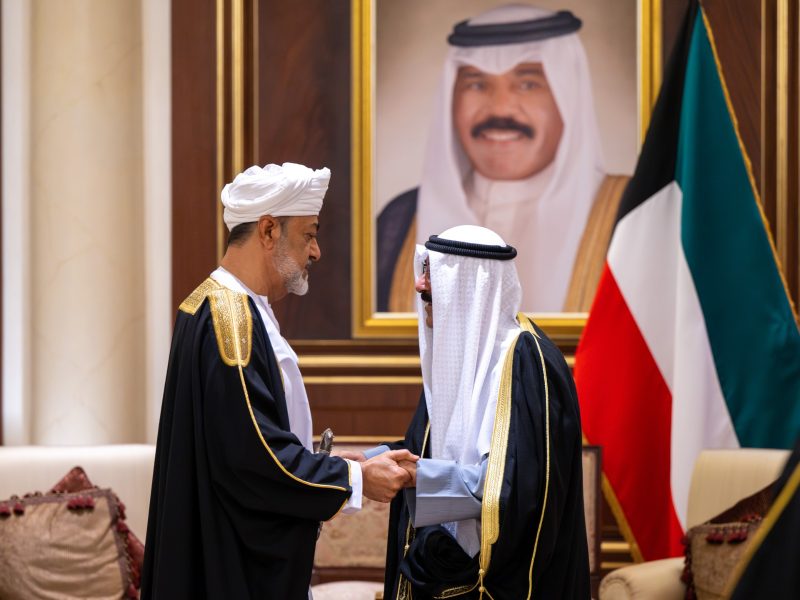 Sultan-Haitham-offers-Condolences-on-the-death-of-Kuwaiti-Emir