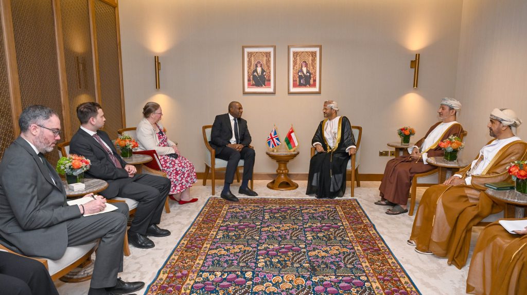 Minister receives UK Secretary of State for Justice and Deputy Prime Minister