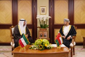 His Majesty receives a message from the Emir of Kuwait