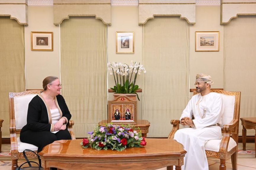 Sayyid-Badr-with UK-Ambassador-Designate-Dr-Liane-Saunders