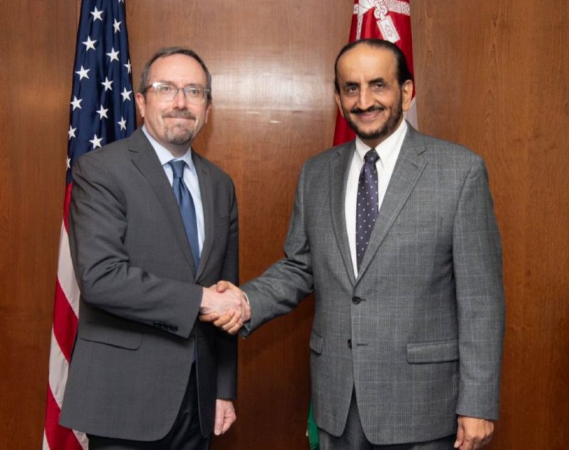 Undersecretary of the Foreign Ministry for Political Affairs meets with American officials