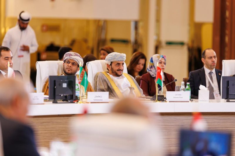 The Sultanate of Oman participates in the third session of the Arab Economic and Cooperation Forum, the countries of Central Asia and Azerbaijan in Doha