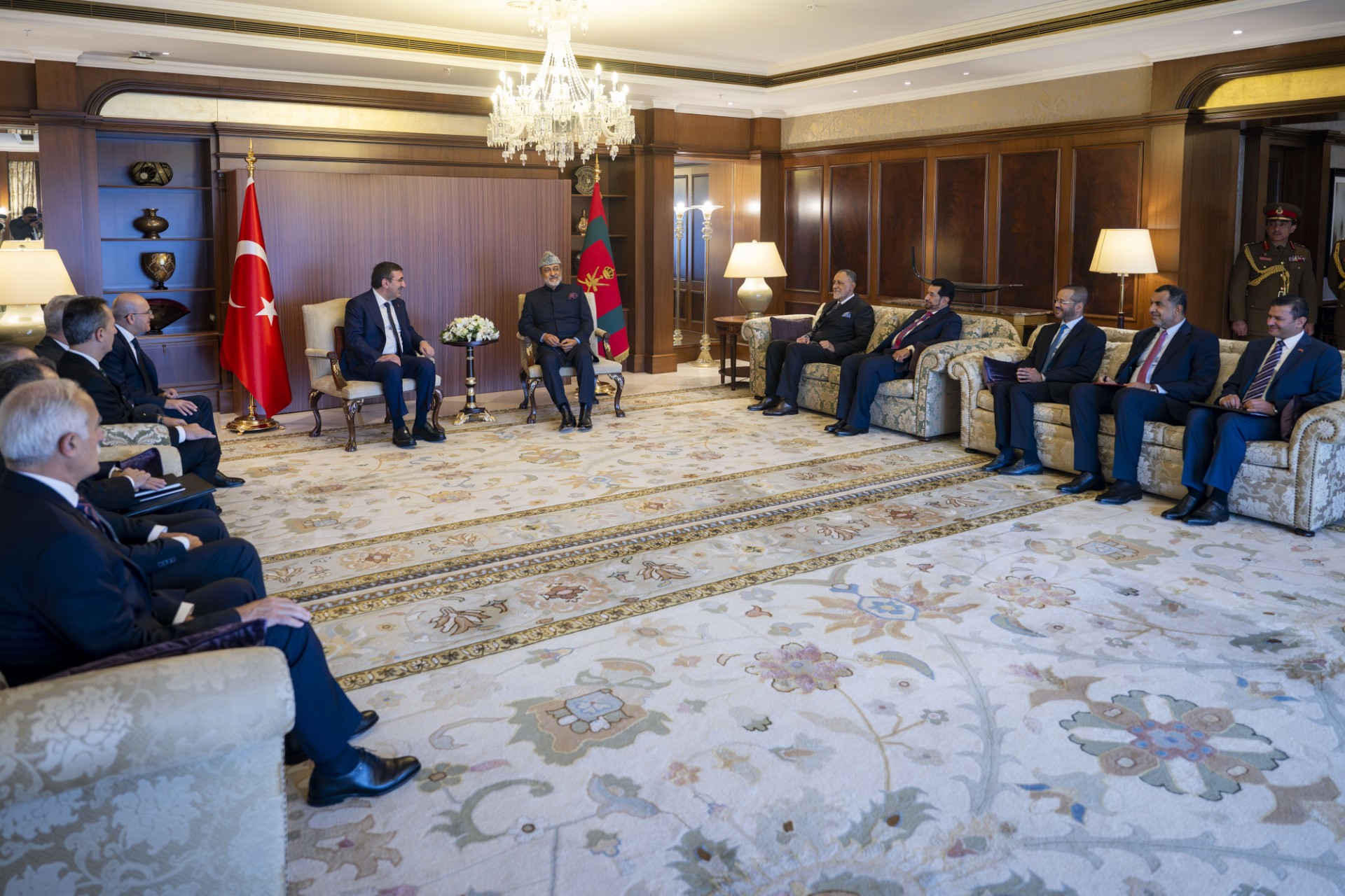 His Majesty meets Vice President of Turkey