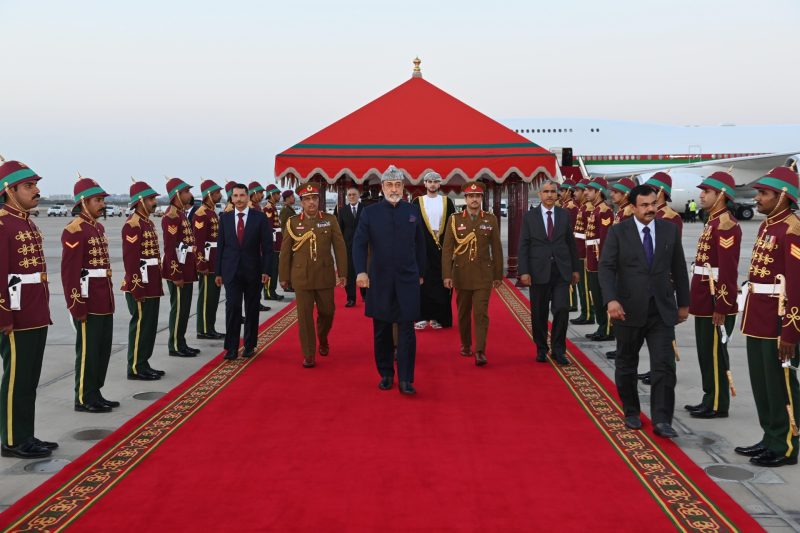 His Majesty returns to Oman from Türkiye 