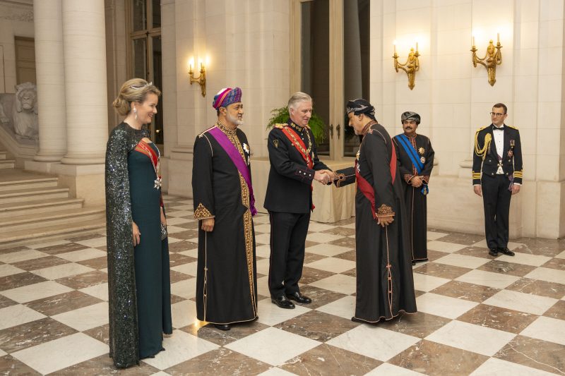 Official dinner held in Belgium in honour of His Majesty