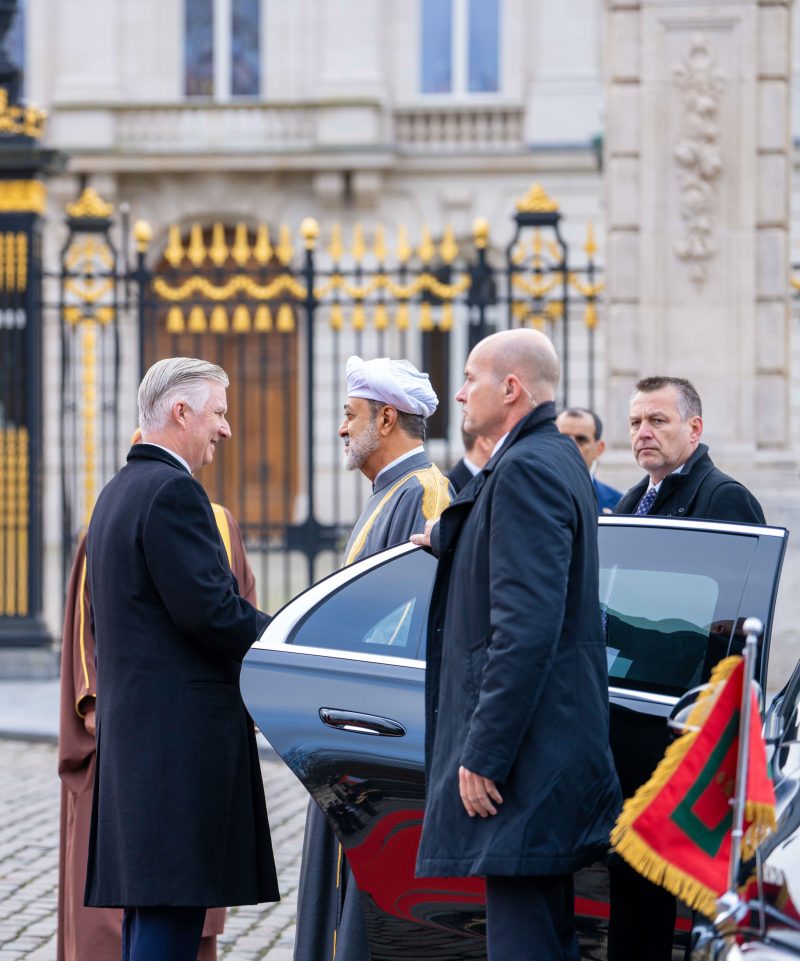 Official welcome for His Majesty in Belgium