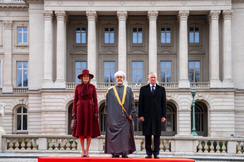 Official reception ceremony for His Majesty in Belgium