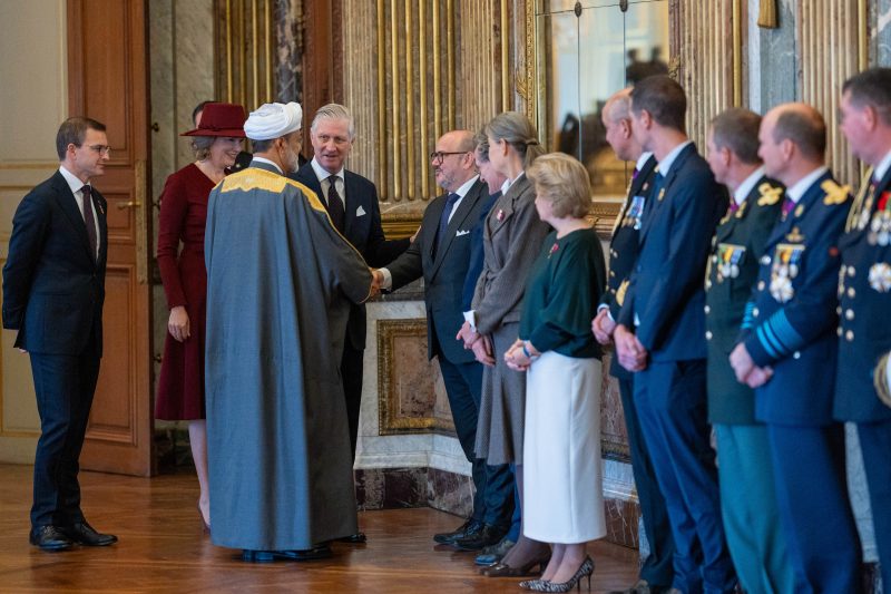 Official reception ceremony for His Majesty in Belgium