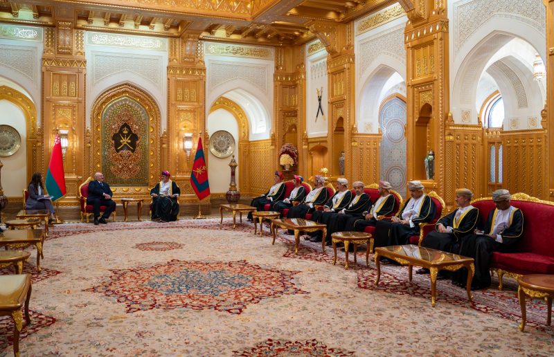 His Majesty and President of Belarus hold talks