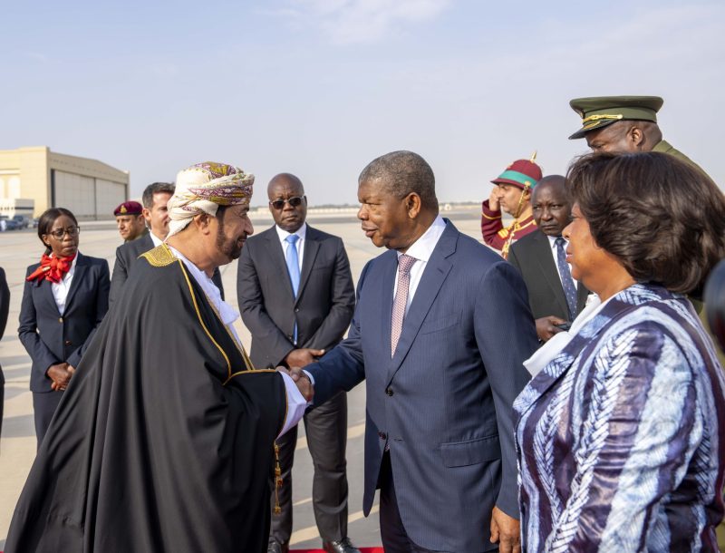 President of Angola arrives in Oman