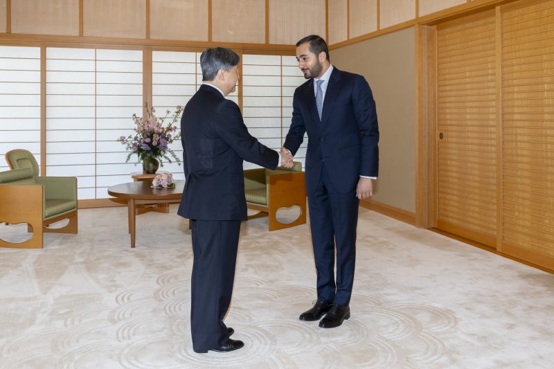 Japan's Emperor receives His Highness Sayyid Theyazin bin Haitham