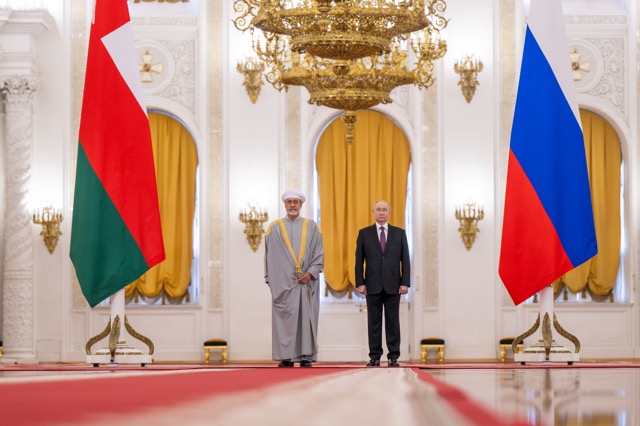 Official reception ceremony for His Majesty at Kremlin Palace