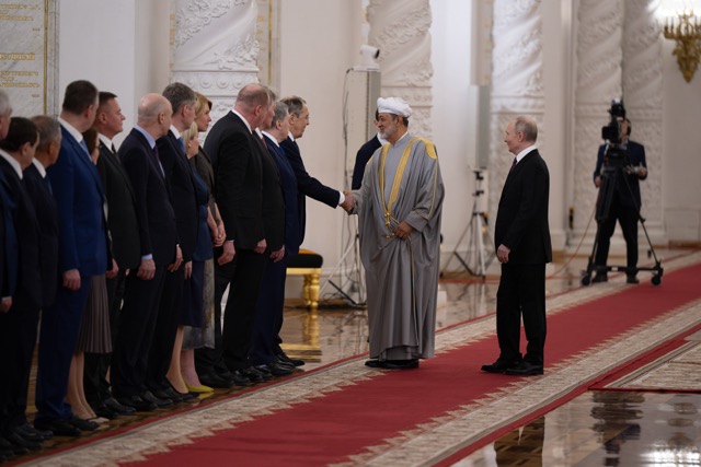 Official reception ceremony for His Majesty at Kremlin Palace