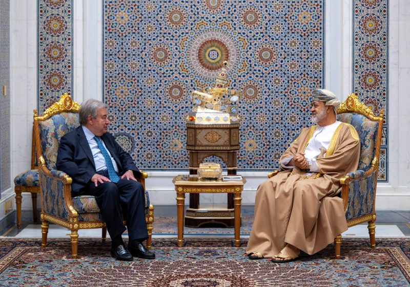His Majesty confers Oman Civil Order upon UN Secretary General