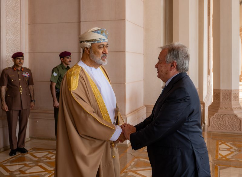 His Majesty confers Oman Civil Order upon UN Secretary General