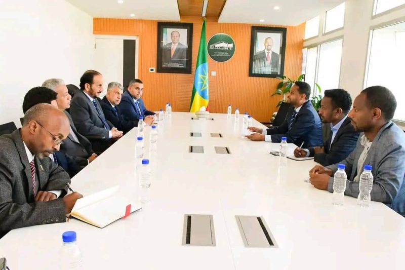وكيل الوزارة للشؤون السياسية يجري مشاورات مع وزراء إثيوبيين