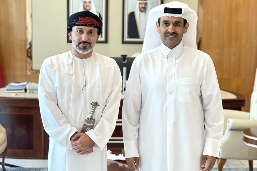 Oman's Ambassador-to Qatar-meets-Minister-of-State-for-Energy-Affairs