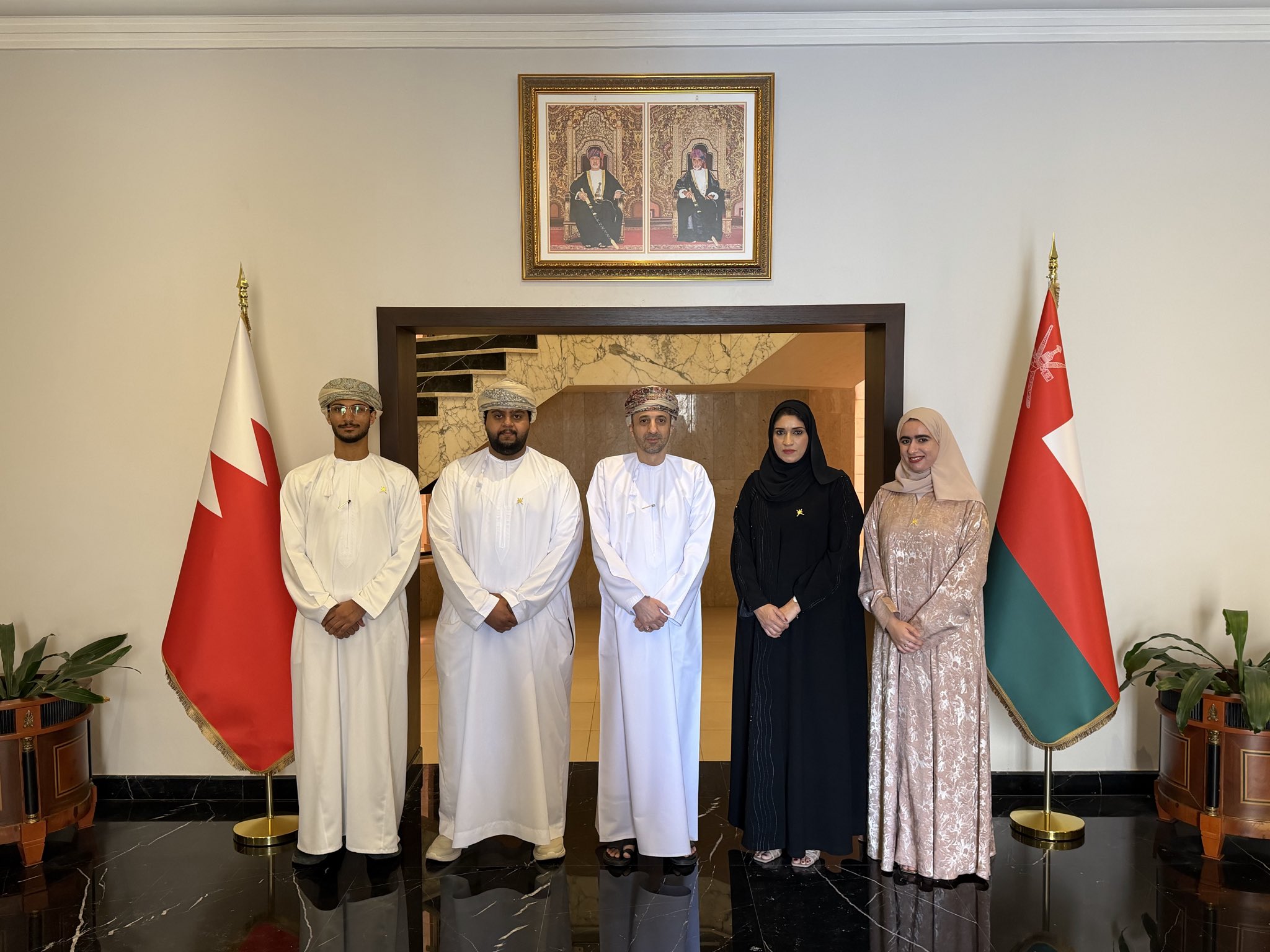 Bahrain: Ambassador receives Ministry of Culture and Youth delegation