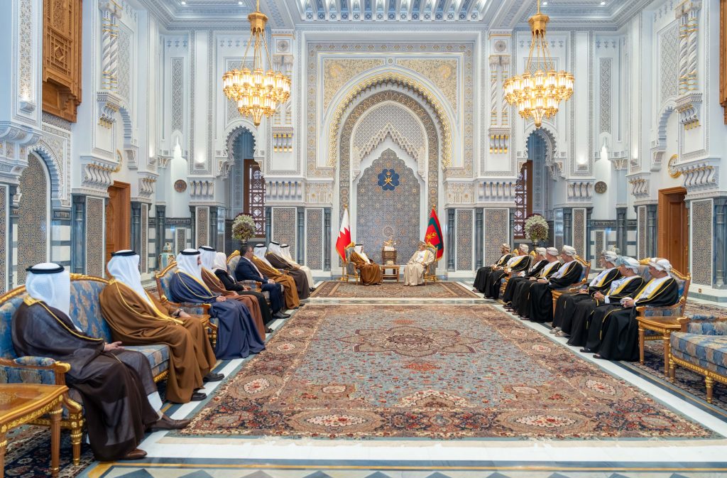 His Majesty gives audience to Crown Prince of Bahrain