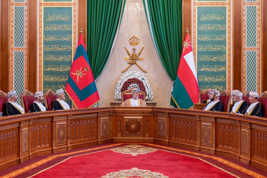 His Majesty presides over Cabinet Meeting