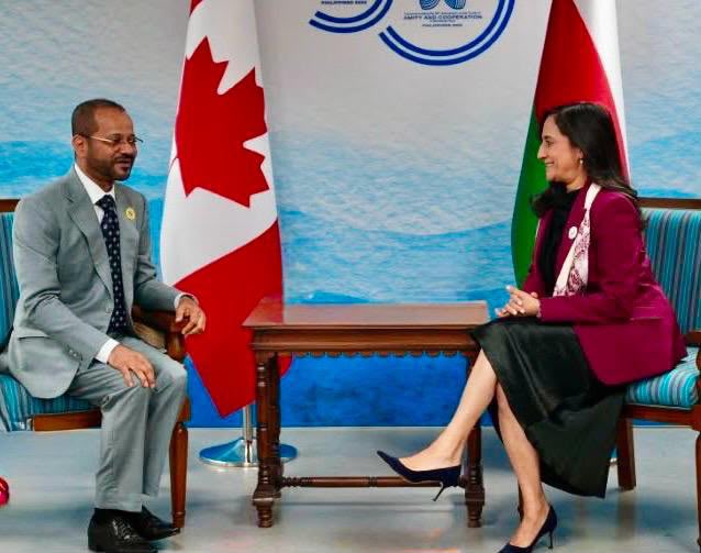 Minister meets Canadian counterpart in Manila