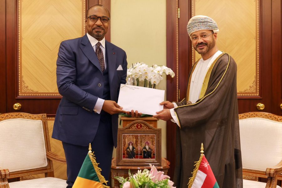 His Majesty receives written message from President of Congo