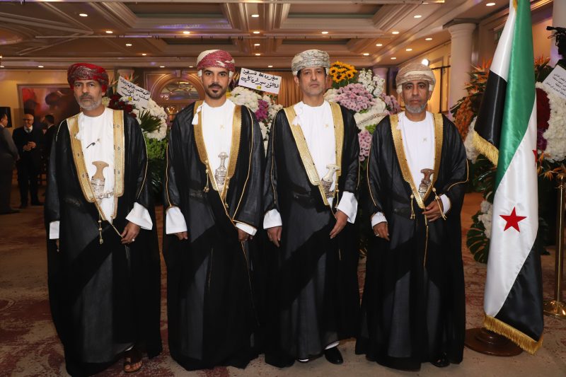 سوريا: سفارة سلطنة عمان تقيم حفلا بمناسبة اليوم الوطني