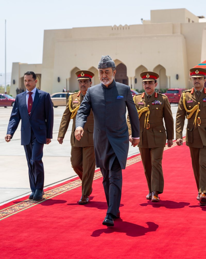 His Majesty leaves for Russia