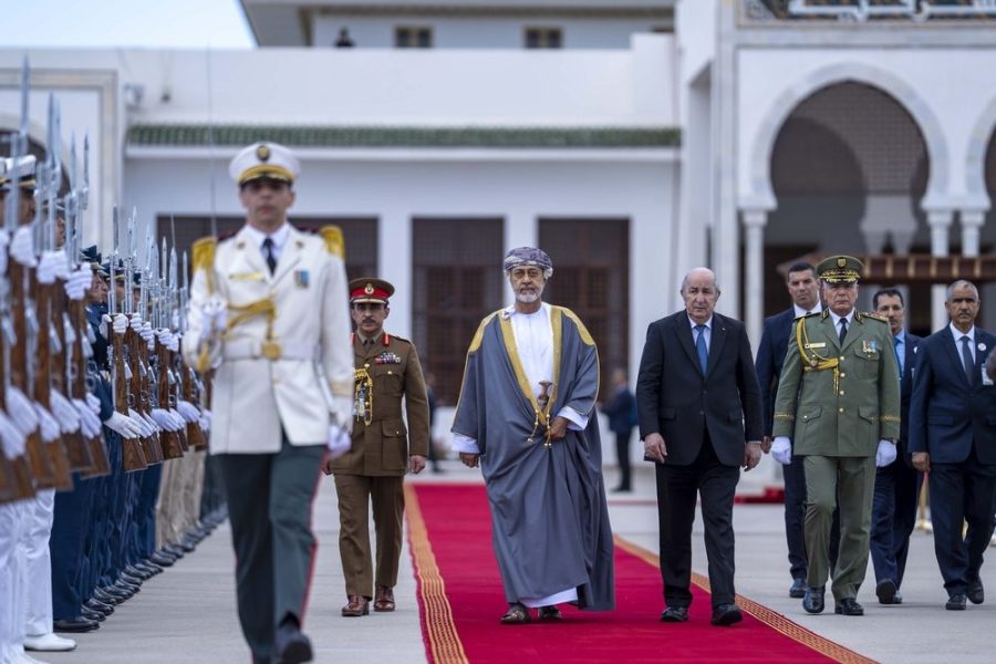 His Majesty departs Algeria