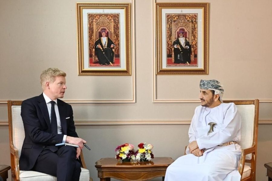 Oman-Diplomatic-Undersecretary-meets-UN-envoy-for-Yemen