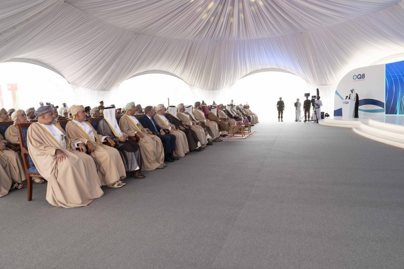 His Majesty and Emir of Kuwait at Duqm opening