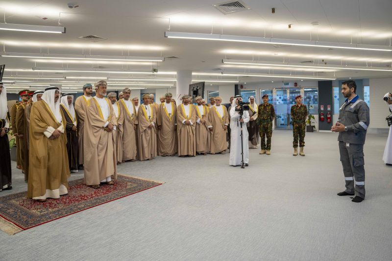 His Majesty and Emir of Kuwait at Duqm opening