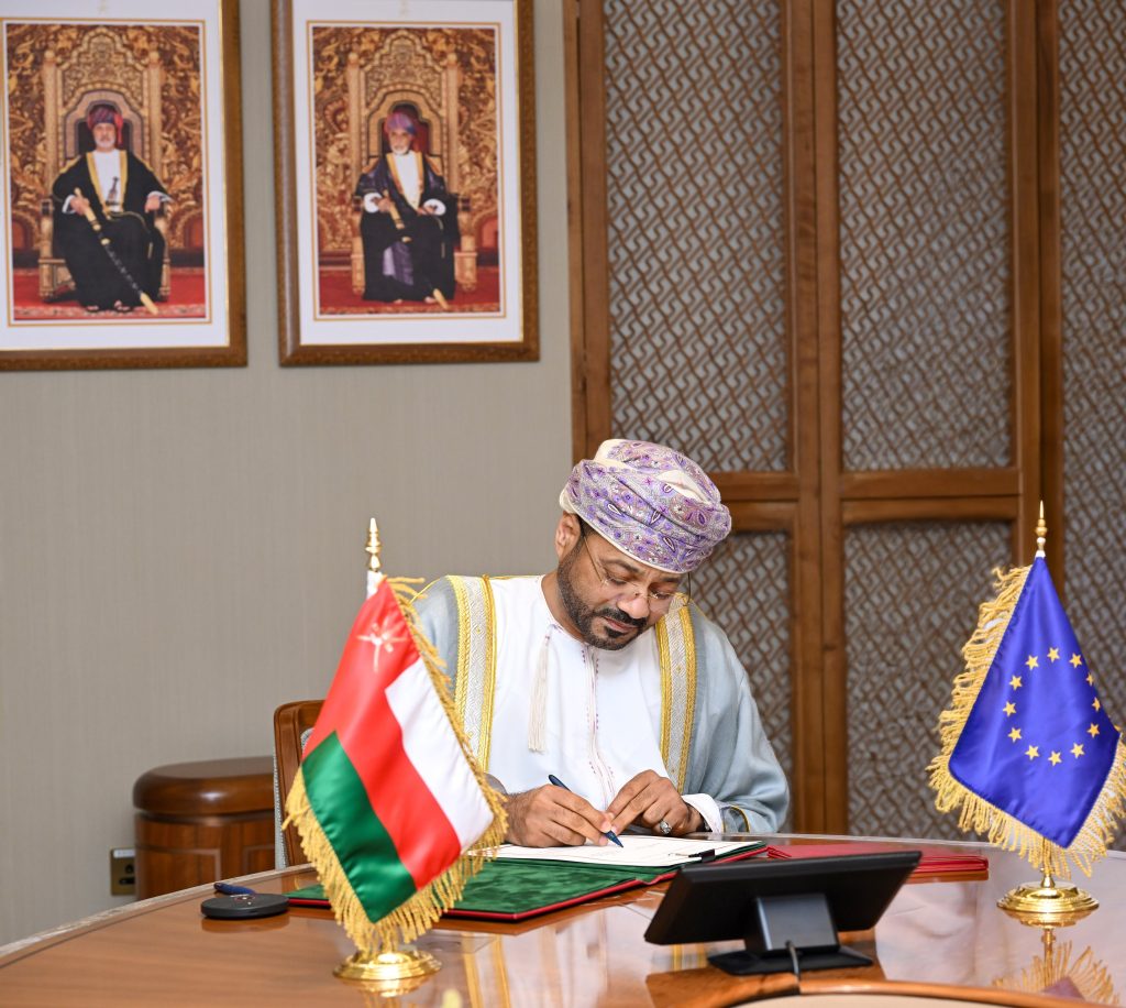 Oman and European Union sign agreement to establish EU Diplomatic Mission in Muscat