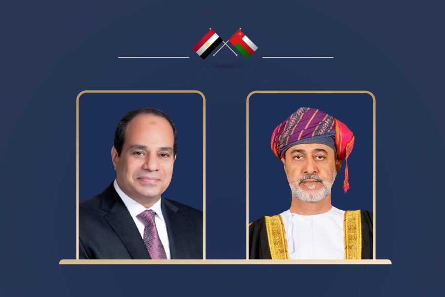 جلالة السلطان المعظم والرئيس المصري يبحثان التطورات التي تشهدها المنطقة