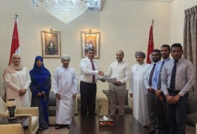 Embassy hosts contract signing