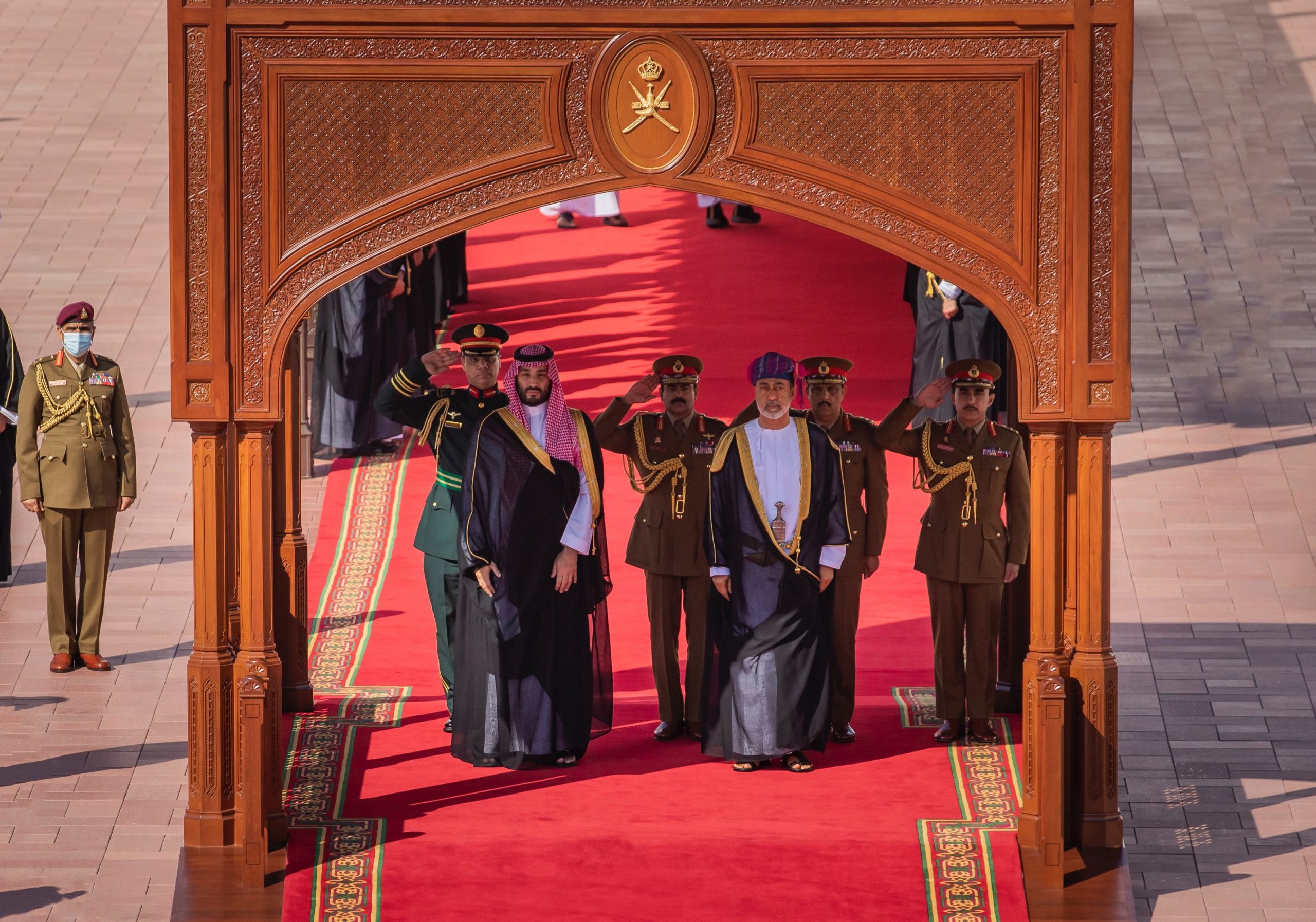 Official reception of the Crown Prince, His Majesty the Sultan of Muscat