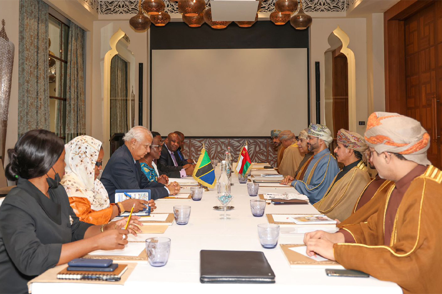 Oman-Foreign-Minister-holds-talks-with-Tanzanian-Foreign-Minister