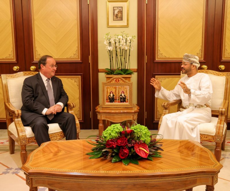 Foreign Minister with Francois Hollande