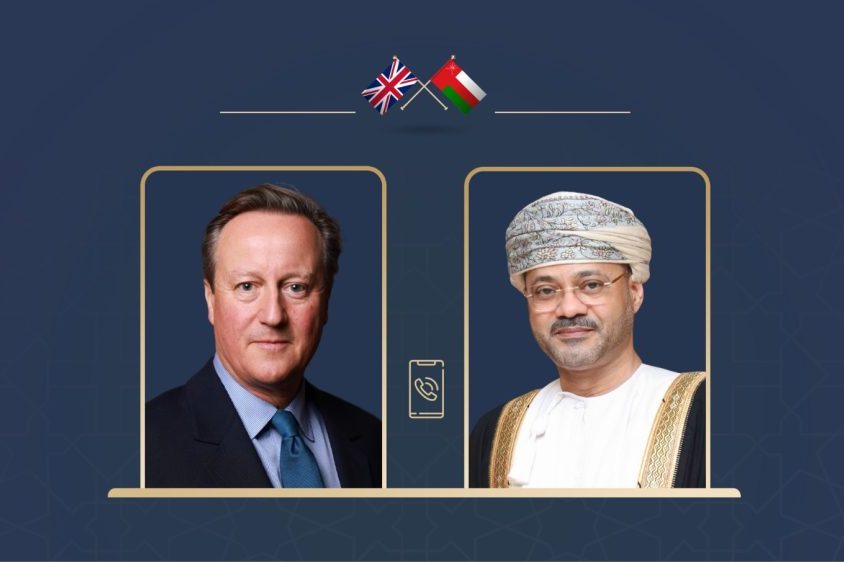 Sayyid-Badr-phone-call-with-British-Foreign-Minister