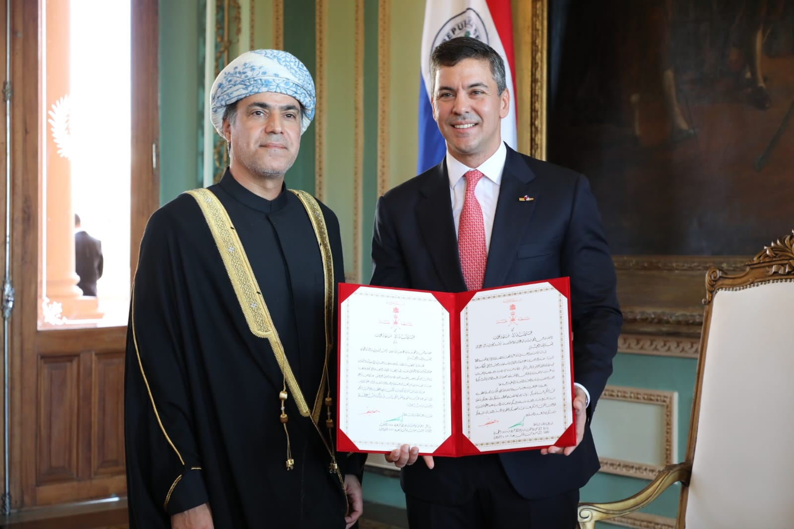 Paraguay: Oman's Ambassador presents his credentials