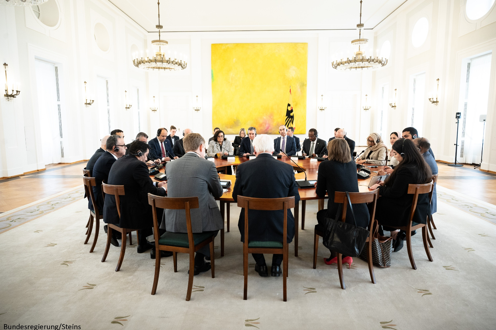 Berlin: Ambassadors of Arab countries meet with the President of the Federal Republic of Germany