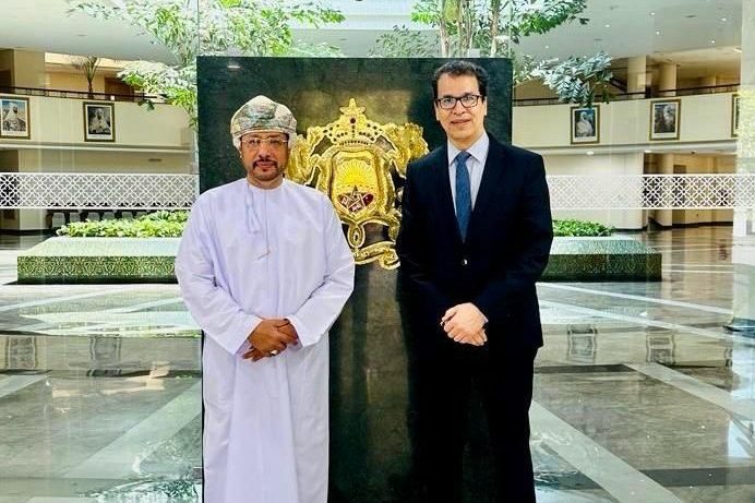 Morocco: The Ambassador of the Sultanate of Oman meets with the Director of Multilateral Cooperation and Economic Affairs