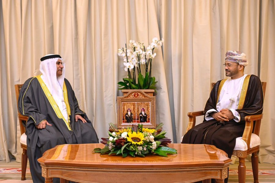 The Foreign Minister receives the President of the Arab Parliament