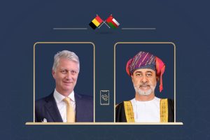 His Majesty the Sultan receives a phone call from the King of the Belgians