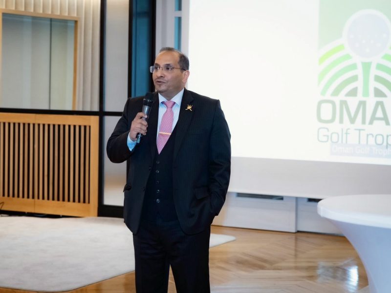 السفير في فرنسا يتحدث في بطولة عمان للجولف 2024