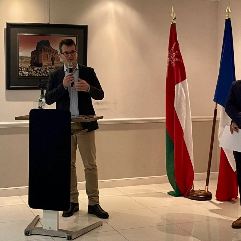 Laurent Bonnefoy speaking about Oman