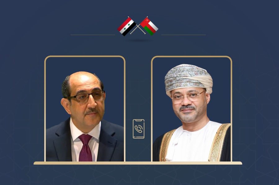 وعبّر معالي السّيد وزير الخارجية عن تضامن سلطنة عُمان مع سوريا